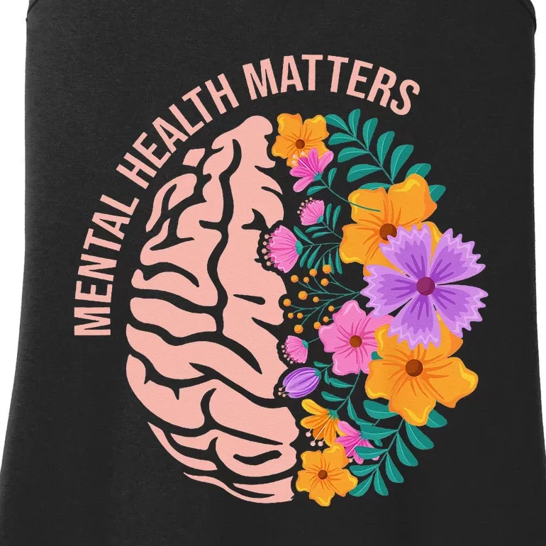 Mental Health Matters Gift Awareness Month Mental Health Ladies Essential Tank