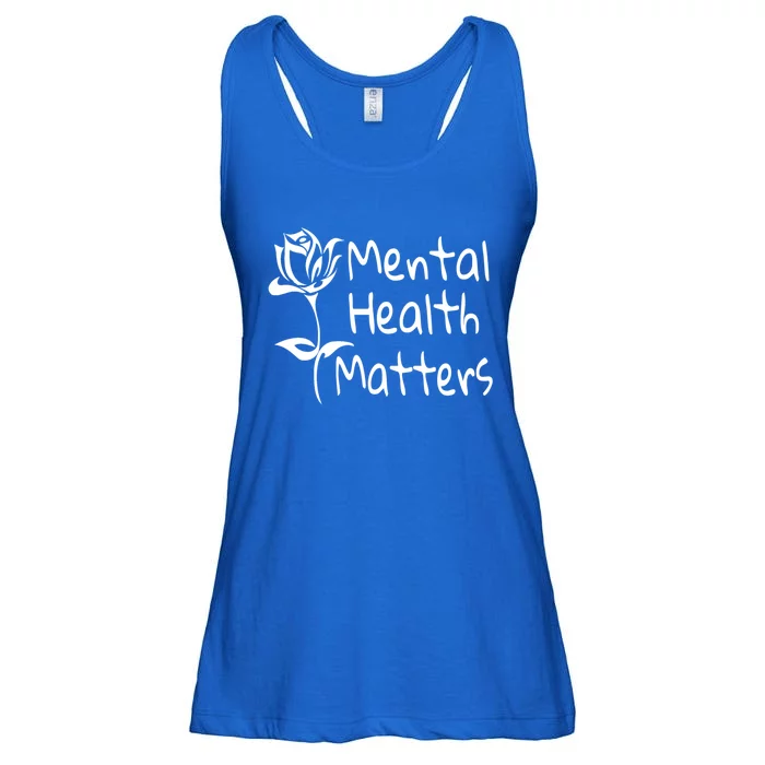 Mental Health Matters Tal Awareness 12 Step Recovery Gift Ladies Essential Flowy Tank