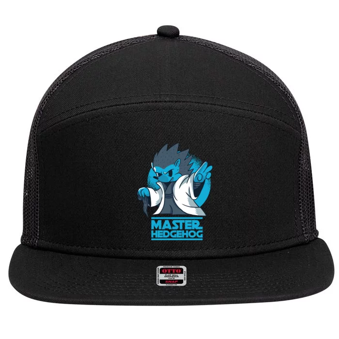 Master Hedgehog 7 Panel Mesh Trucker Snapback Hat