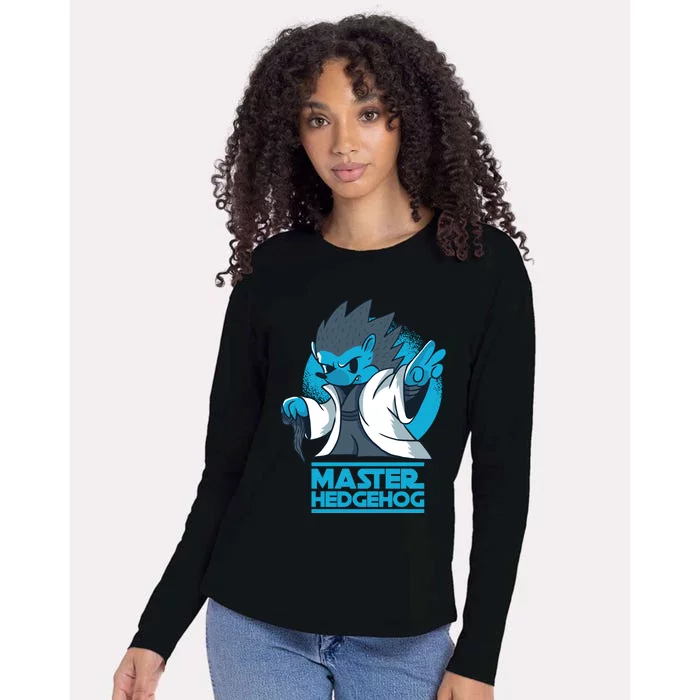 Master Hedgehog Womens Cotton Relaxed Long Sleeve T-Shirt