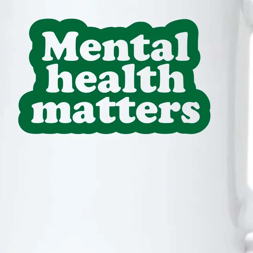 Mental Health Matters Awareness Black Color Changing Mug