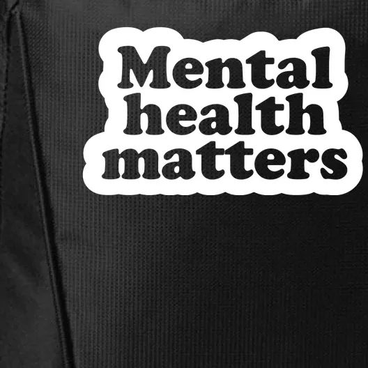 Mental Health Matters Awareness City Backpack