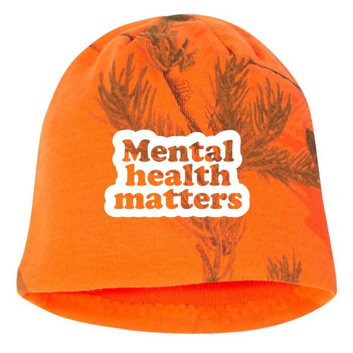 Mental Health Matters Awareness Kati - Camo Knit Beanie