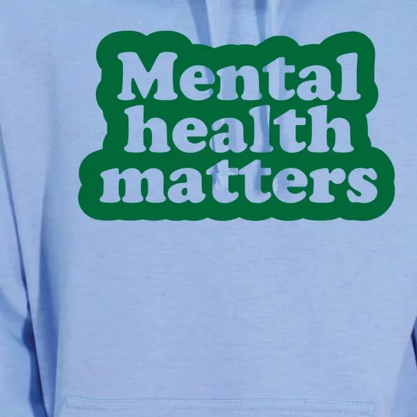 Mental Health Matters Awareness Unisex Surf Hoodie