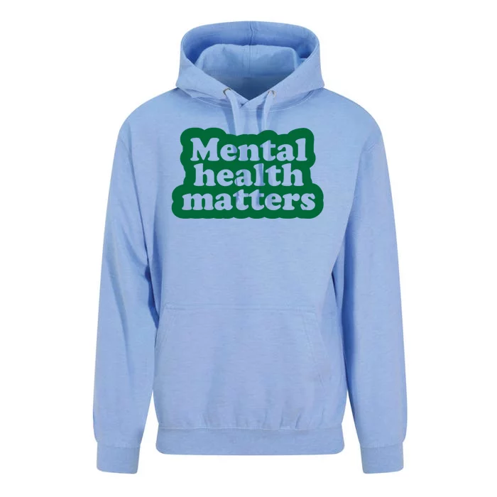 Mental Health Matters Awareness Unisex Surf Hoodie