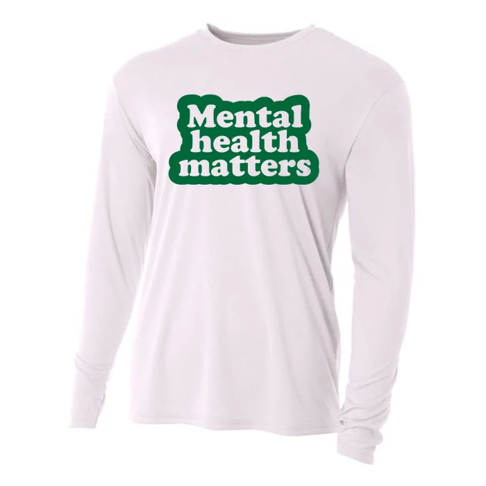 Mental Health Matters Awareness Cooling Performance Long Sleeve Crew