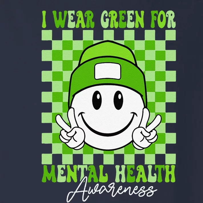 Mental Health Matters I Wear Green Mental Health Awareness Toddler Long Sleeve Shirt