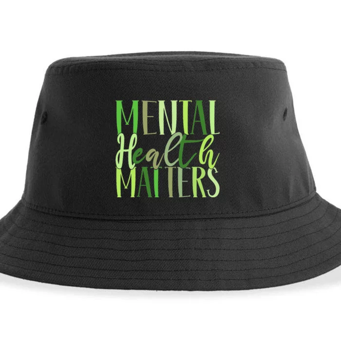 Mental Health Matters Human Brain Illness Awareness Sustainable Bucket Hat