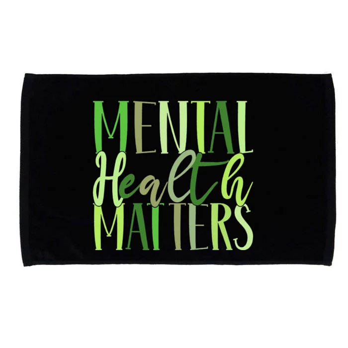 Mental Health Matters Human Brain Illness Awareness Microfiber Hand Towel