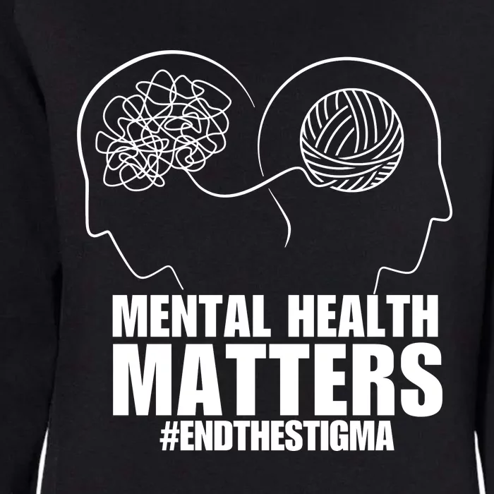 Mental Health Matters End The Stigma Womens California Wash Sweatshirt