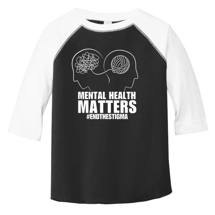 Mental Health Matters End The Stigma Toddler Fine Jersey T-Shirt