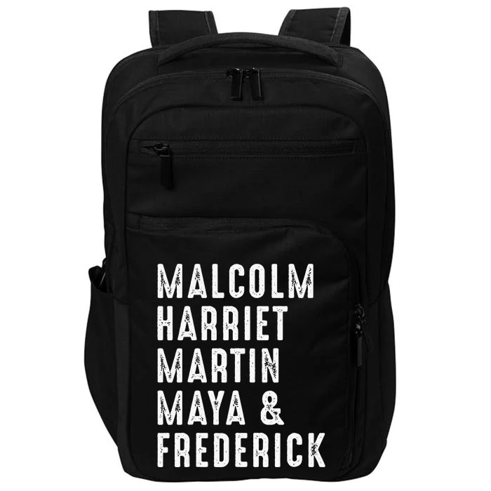 Malcolm Harriet Martin Maya Frederick Black Leaders Impact Tech Backpack