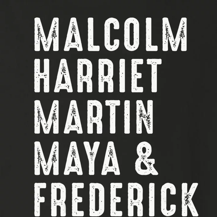 Malcolm Harriet Martin Maya Frederick Black Leaders Toddler Long Sleeve Shirt