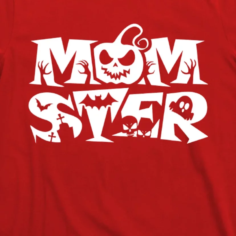 Momster Halloween Mama Funny Matching Family T-Shirt