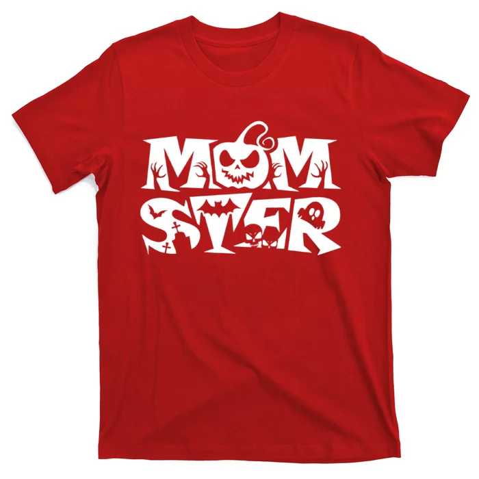 Momster Halloween Mama Funny Matching Family T-Shirt