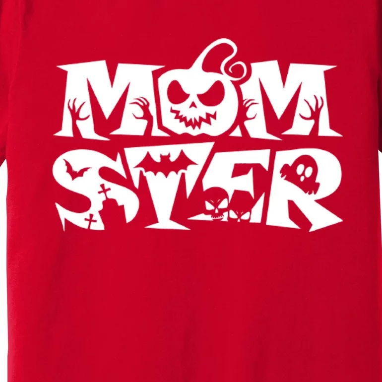 Momster Halloween Mama Funny Matching Family Premium T-Shirt