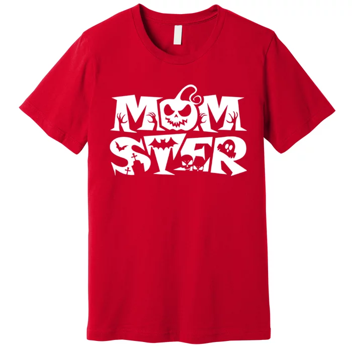 Momster Halloween Mama Funny Matching Family Premium T-Shirt