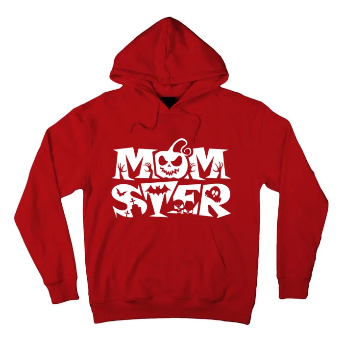 Momster Halloween Mama Funny Matching Family Tall Hoodie