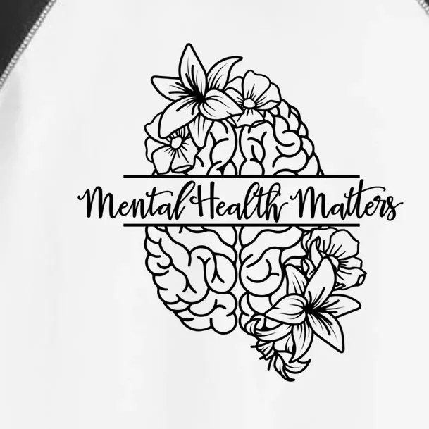 Mental Health Matters Tal Illness Awareness Gift Toddler Fine Jersey T-Shirt