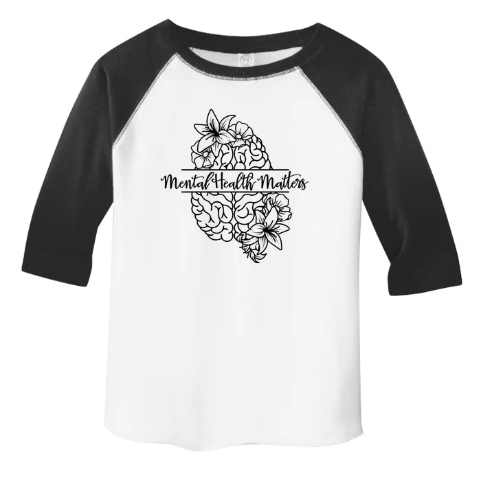 Mental Health Matters Tal Illness Awareness Gift Toddler Fine Jersey T-Shirt