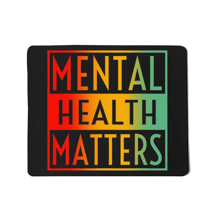 Mental Health Matters Human Brain Counselor Therapist Mousepad