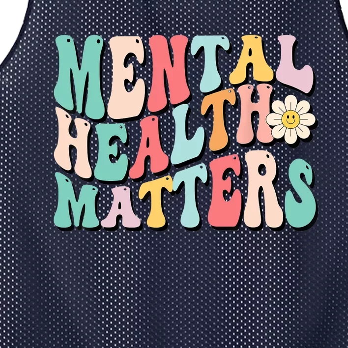 Mental Health Matters End The Stigma Mesh Reversible Basketball Jersey Tank