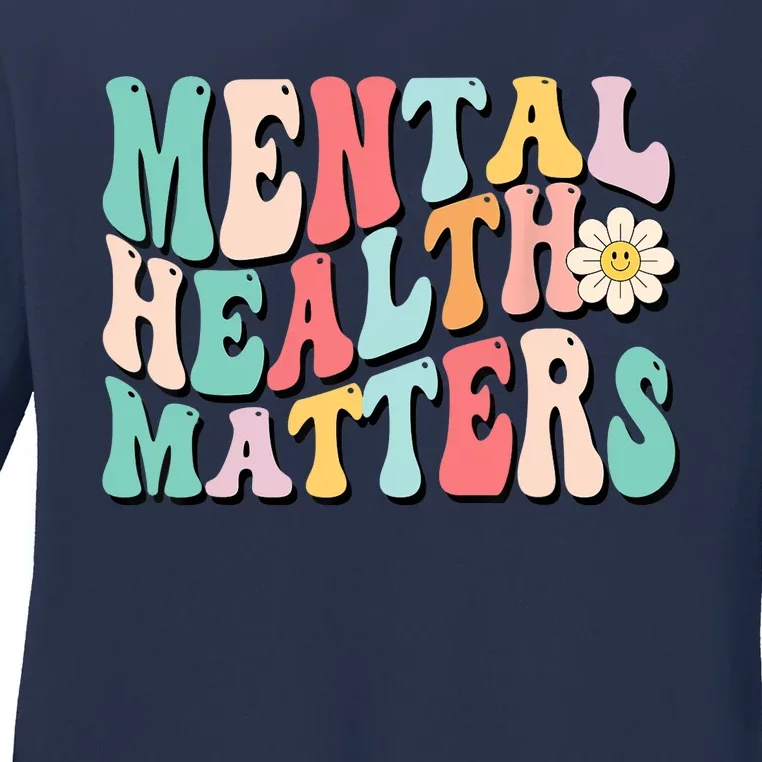 Mental Health Matters End The Stigma Ladies Long Sleeve Shirt