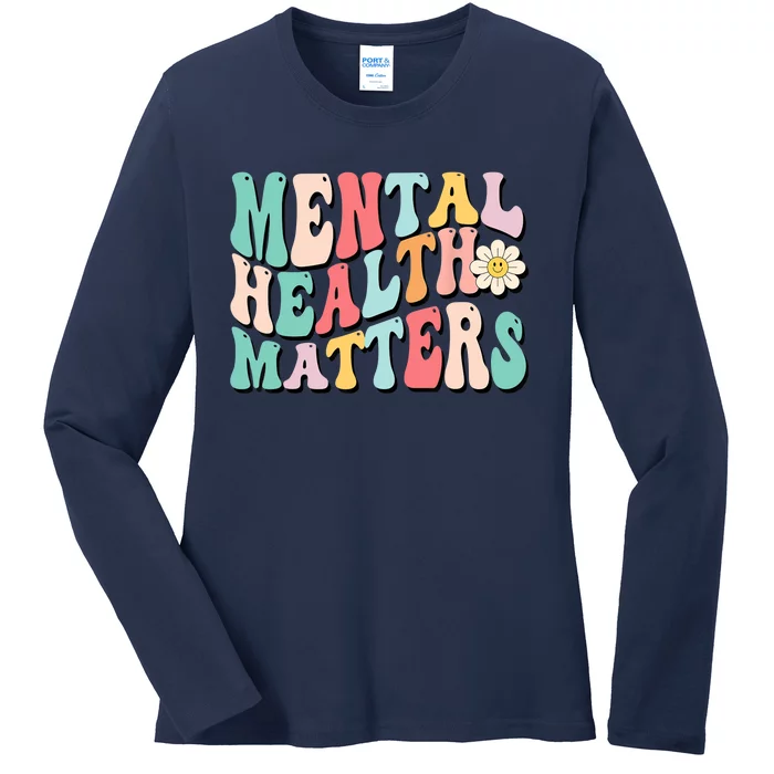 Mental Health Matters End The Stigma Ladies Long Sleeve Shirt