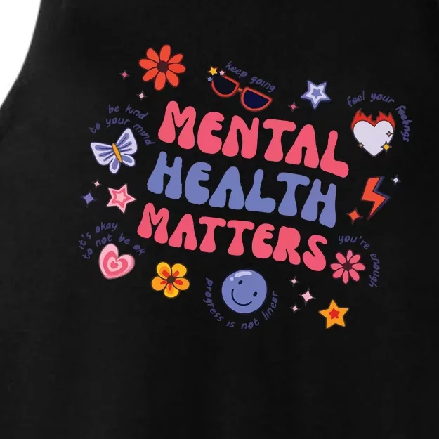 Mental Health Matters Ladies Tri-Blend Wicking Tank