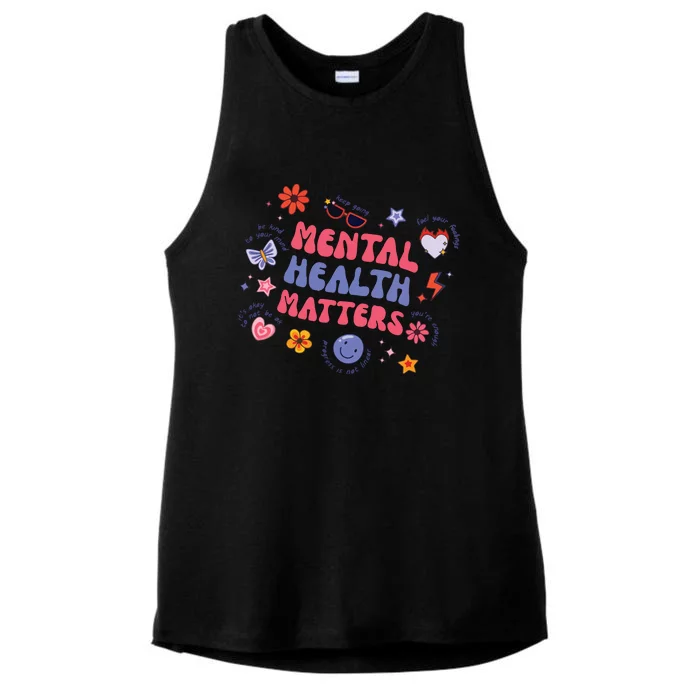 Mental Health Matters Ladies Tri-Blend Wicking Tank