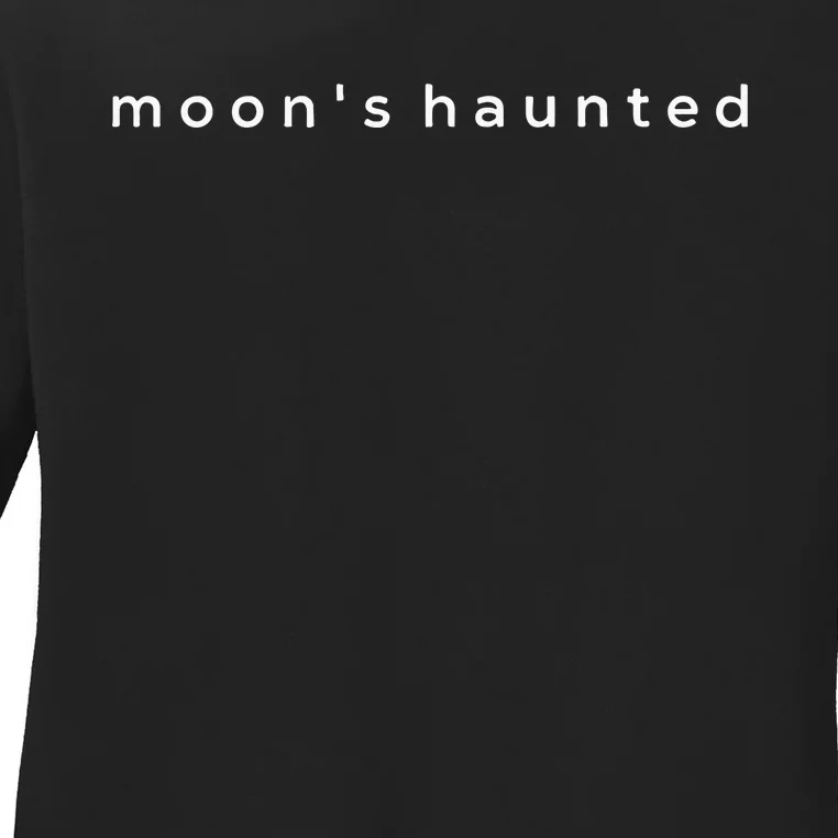 MoonS Haunted Ladies Long Sleeve Shirt