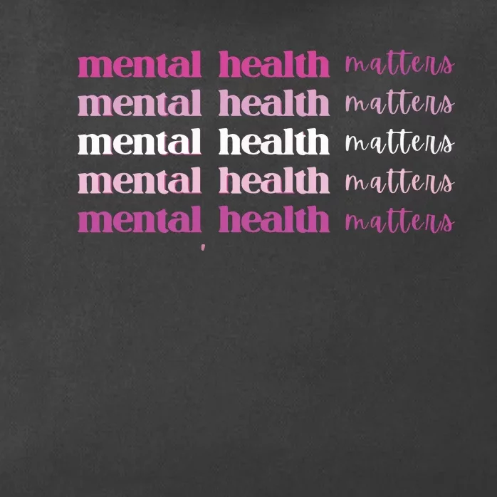 Mental Health Matter Zip Tote Bag