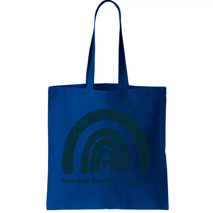 Mental Health Matters With Rainbow Cool Gift Tote Bag