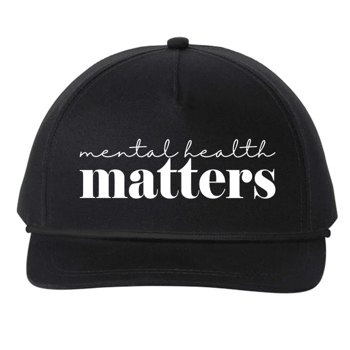 Mental Health Matters Awareness Snapback Five-Panel Rope Hat