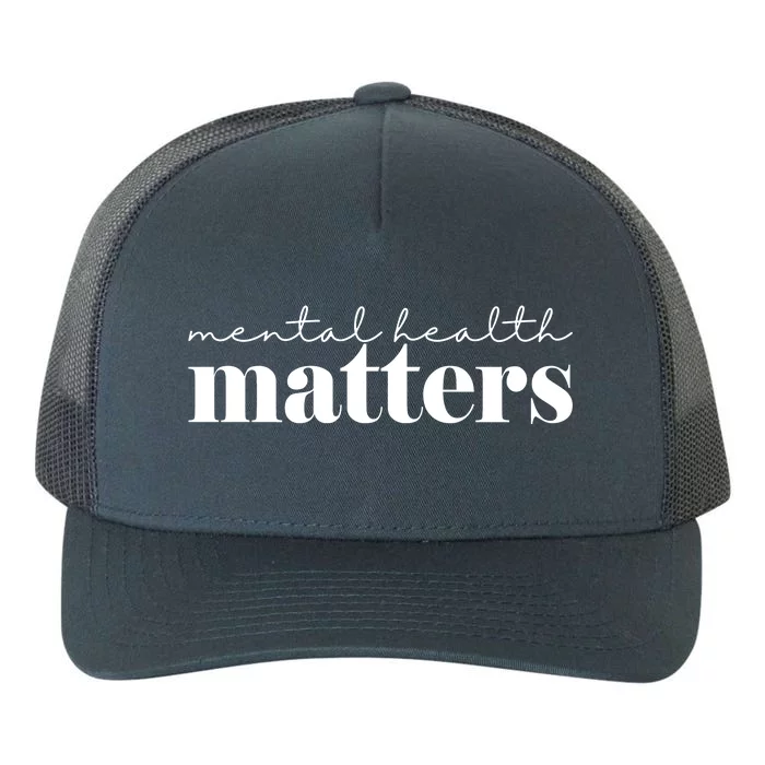 Mental Health Matters Awareness Yupoong Adult 5-Panel Trucker Hat