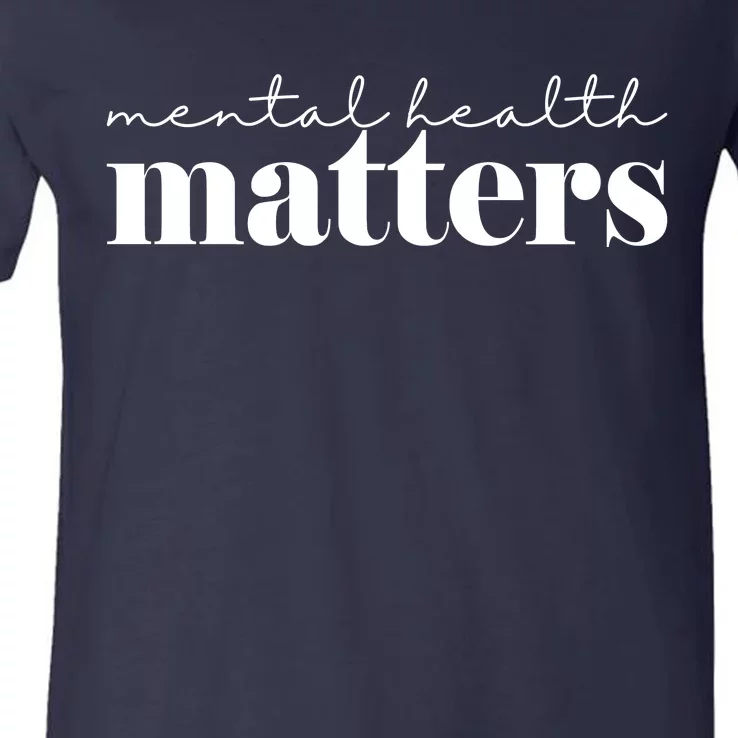 Mental Health Matters Awareness V-Neck T-Shirt