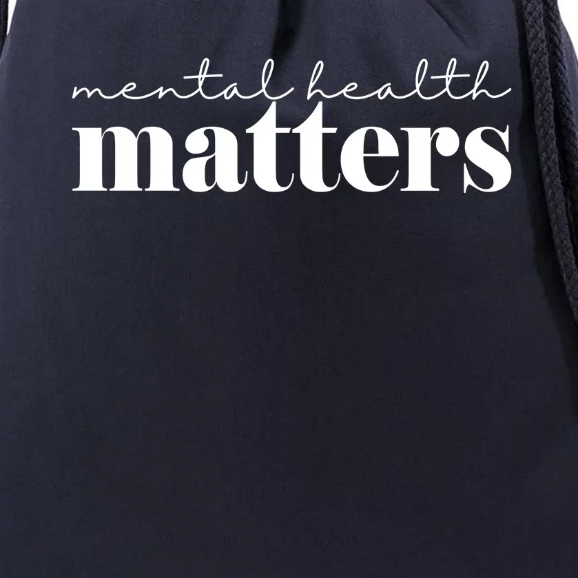 Mental Health Matters Awareness Drawstring Bag