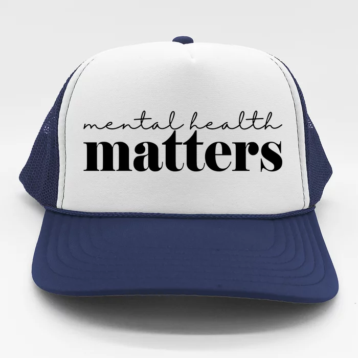 Mental Health Matters Awareness Trucker Hat