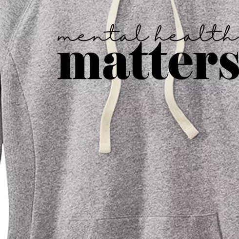 Mental Health Matters Awareness Women's Fleece Hoodie