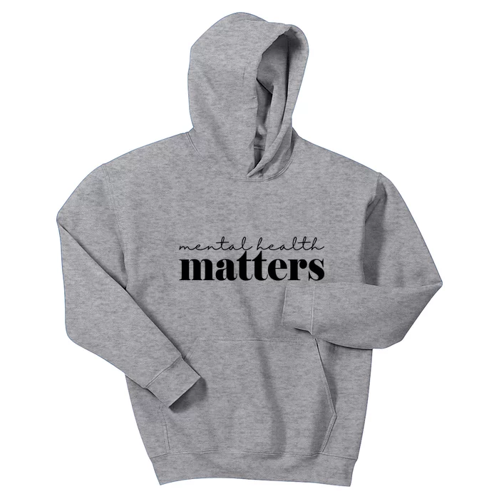 Mental Health Matters Awareness Kids Hoodie