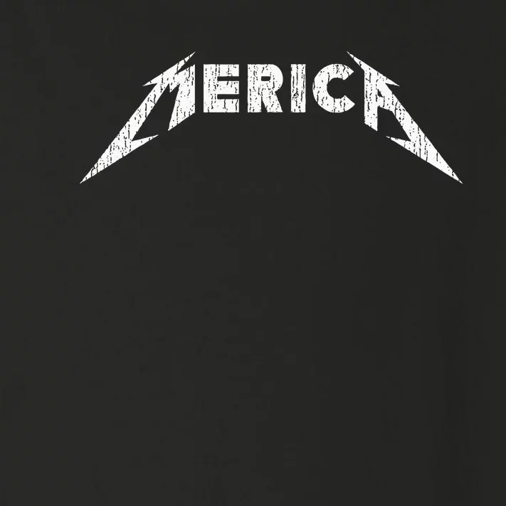 Merica Heavy Metal Style America Toddler Long Sleeve Shirt