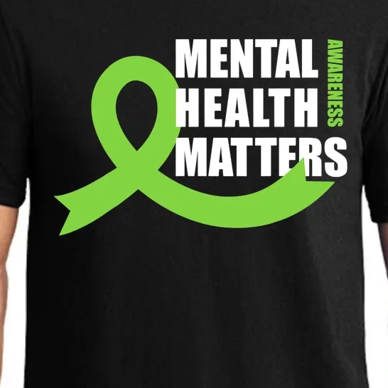 Mental Health Matters Quotes Health Awareness End The Stigma Pajama Set