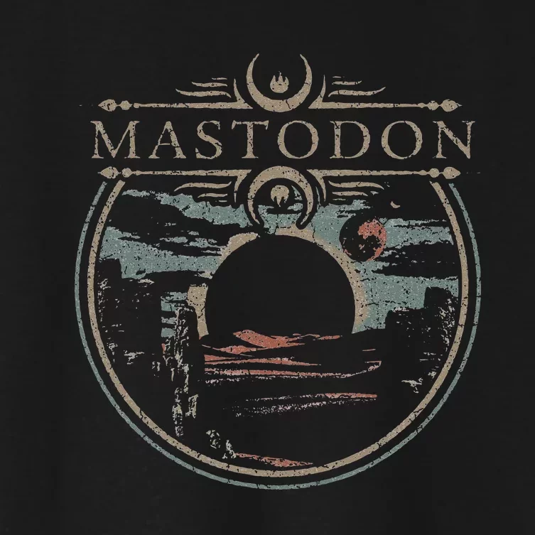 Mastodon Horizon Women's Crop Top Tee