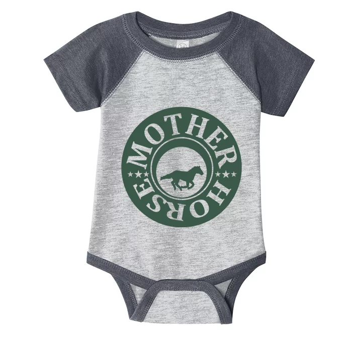 Mother Horse Infant Baby Jersey Bodysuit