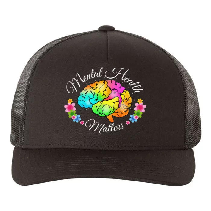 Mental Health Matters Yupoong Adult 5-Panel Trucker Hat