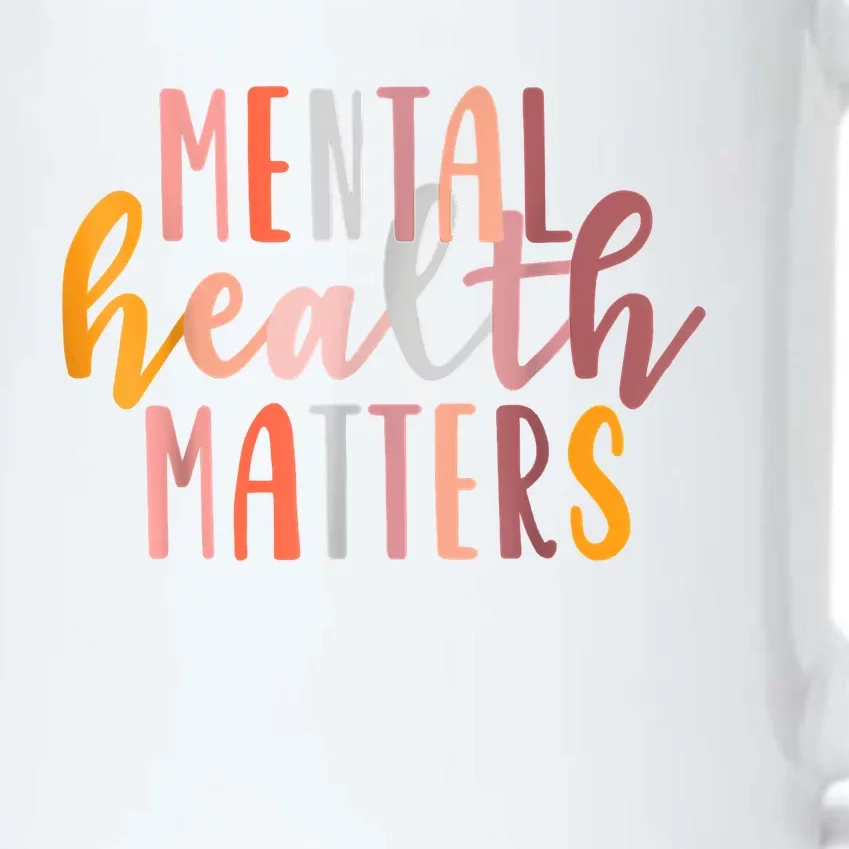 Mental Health Matters Human Brain Illness Awareness Black Color Changing Mug