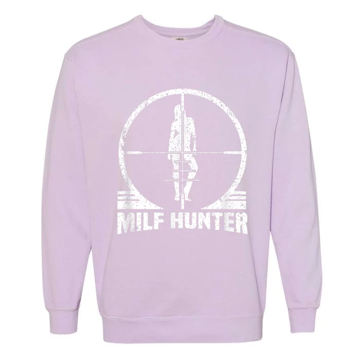 MILF Hunter Garment-Dyed Sweatshirt