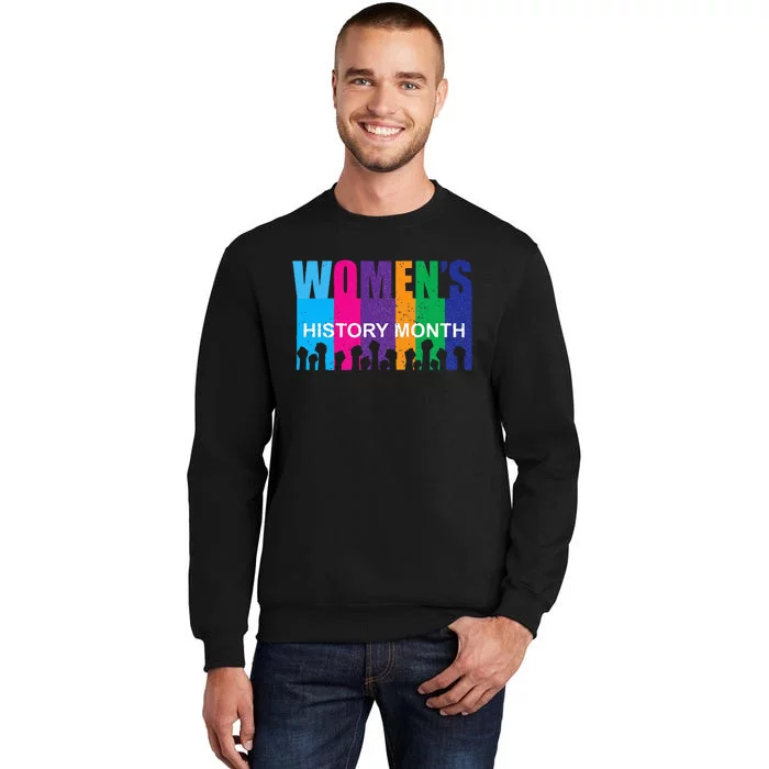 March History Month Retro Distressed Sweatshirt