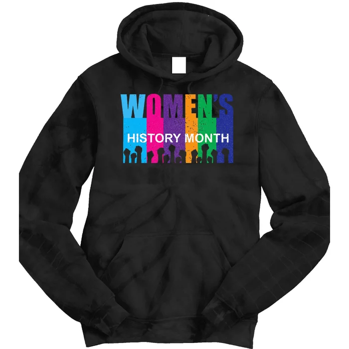 March History Month Retro Distressed Tie Dye Hoodie