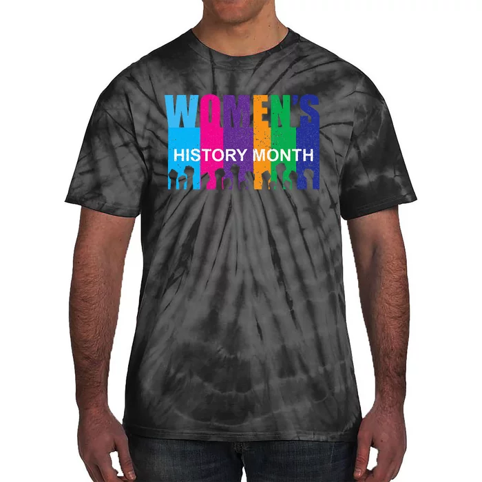 March History Month Retro Distressed Tie-Dye T-Shirt